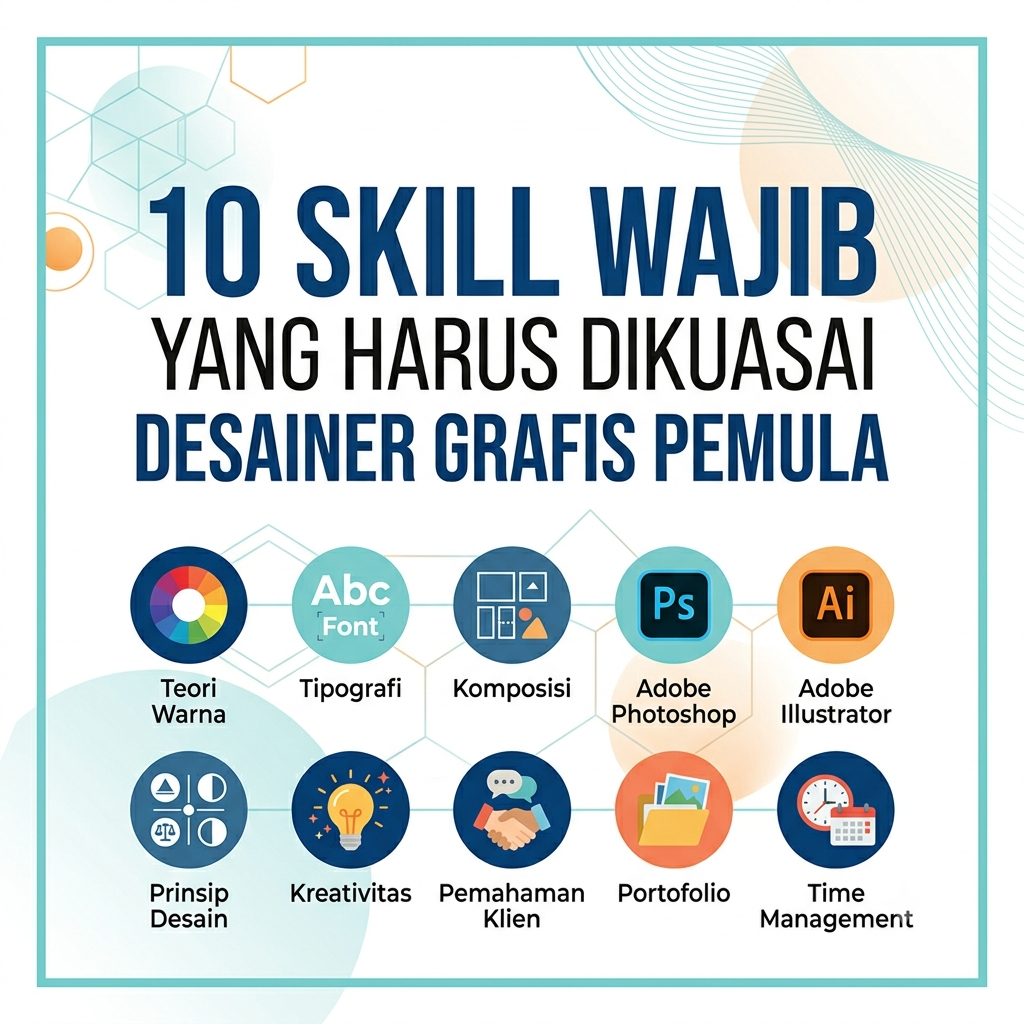 10 Skill Wajib yang Harus Dikuasai Desainer Grafis Pemula!!