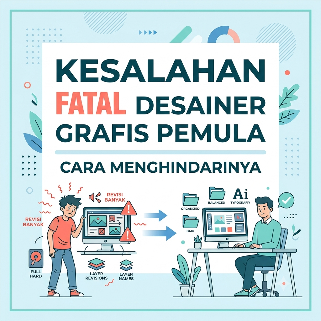 Kesalahan Fatal Desainer Grafis Pemula, Cara Menghindarinya
