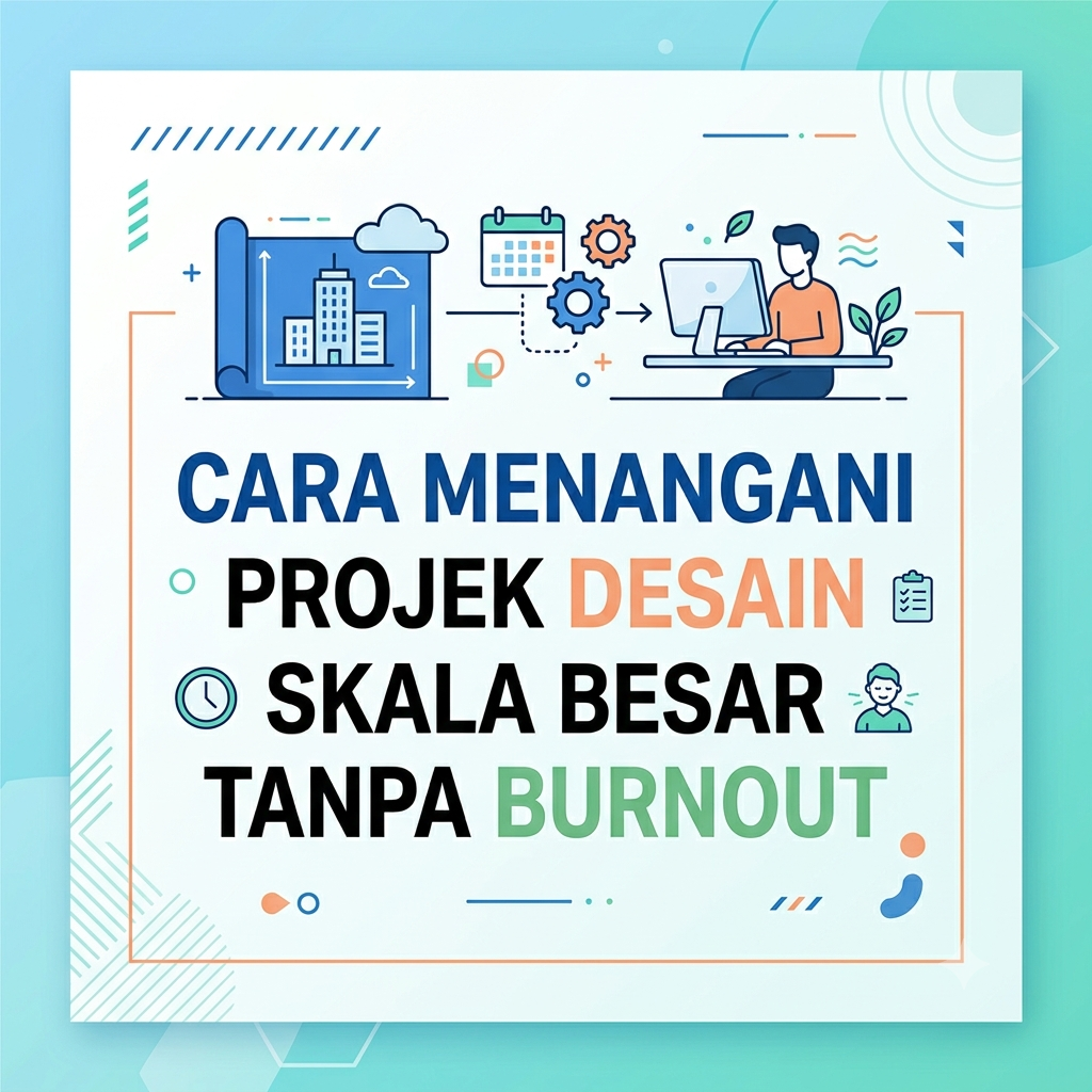 Cara Menangani Projek Desain Skala Besar Tanpa Burnout
