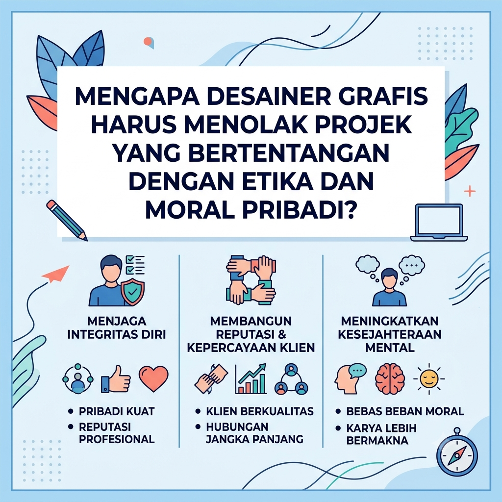 Desainer Grafis Harus Menolak Projek yang Bertentangan
