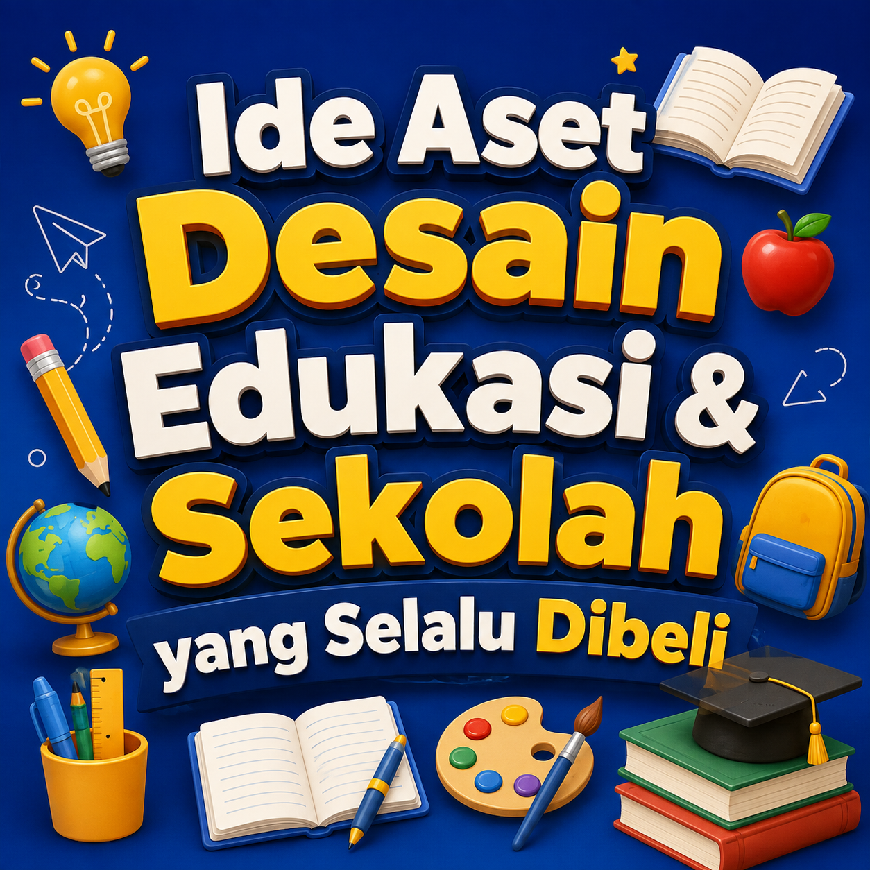 Ide Aset Desain Edukasi & Sekolah yang Selalu