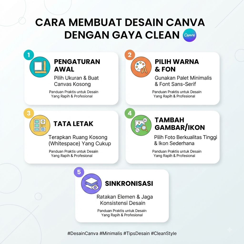 Cara Membuat Desain Canva dengan Gaya Clean