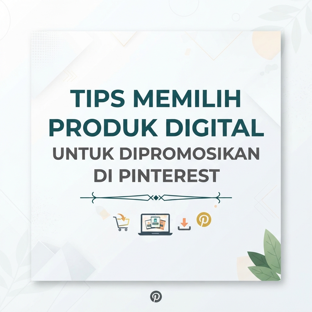 Tips Memilih Produk Digital untuk Dipromosikan di Pinterest