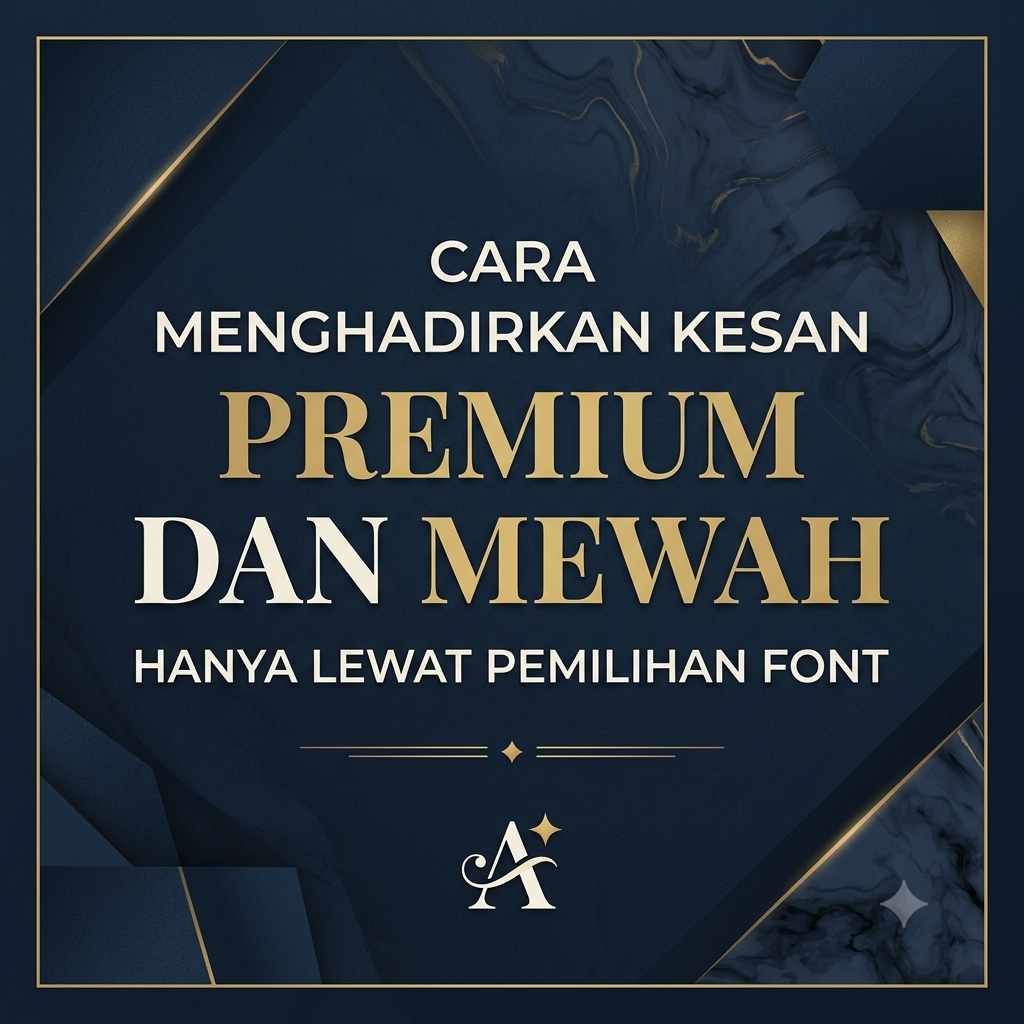 Cara Kesan Premium dan Mewah Hanya Lewat Pemilihan Font