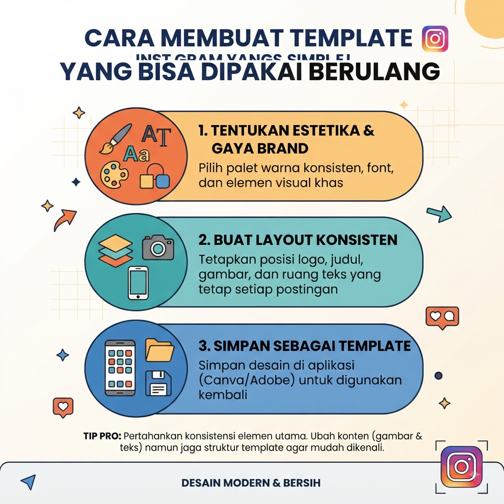 Cara Membuat Template Instagram yang Bisa Dipakai Berulang