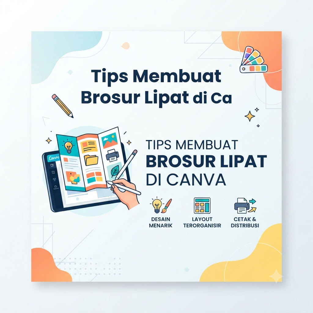 Tips Membuat Brosur Lipat di Canva