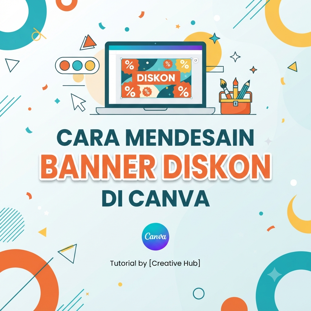 Cara Mendesain Banner Diskon di Canva