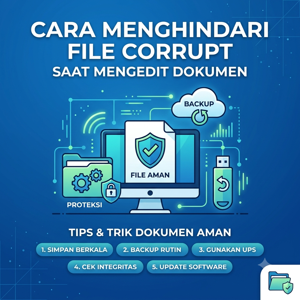 Cara Menghindari File Corrupt Saat Mengedit Dokumen