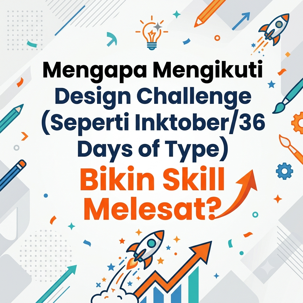 Design Challenge (Seperti Inktober/36 Days of Type)  Skill Melesat