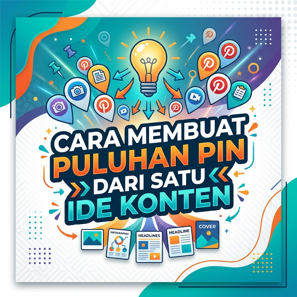Cara Membuat Puluhan Pin dari Satu Ide Konten