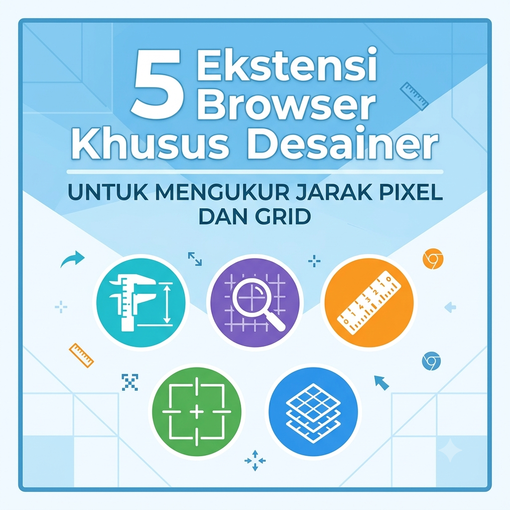 5 Ekstensi Khusus Desainer untuk Mengukur Jarak Pixel dan Grid