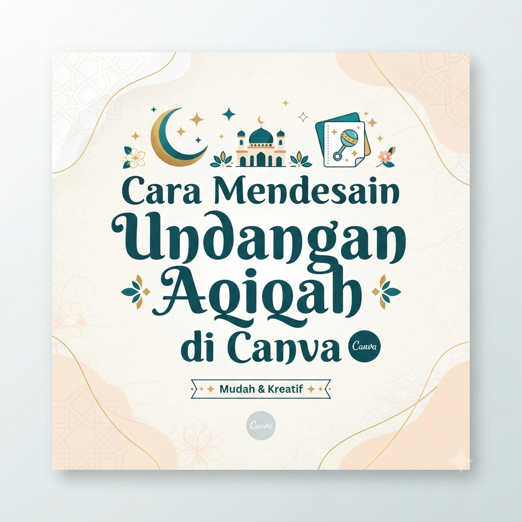 Cara Mendesain Undangan Aqiqah di Canva