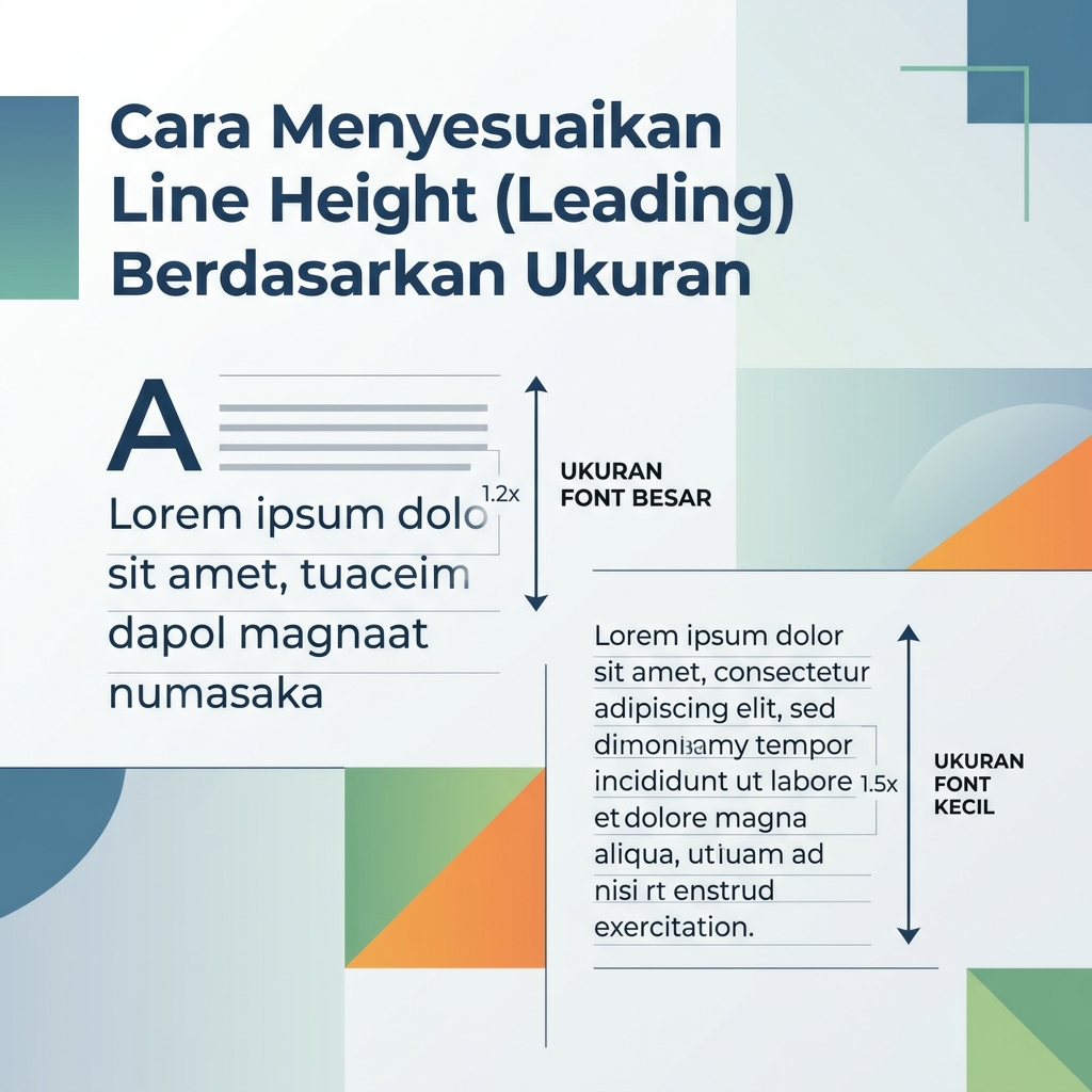 Cara Menyesuaikan Line Height (Leading) Berdasarkan Ukuran