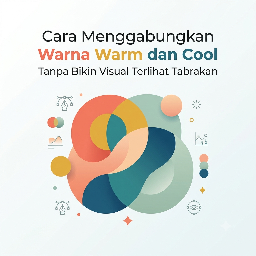 Cara Menggabungkan Warna Warm dan Cool Tanpa Bikin Visual Terlihat Tabrakan