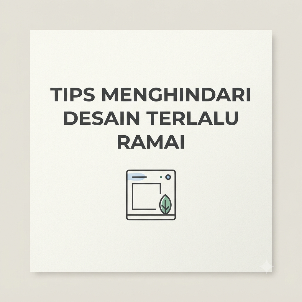 Tips Menghindari Desain Terlalu Ramai