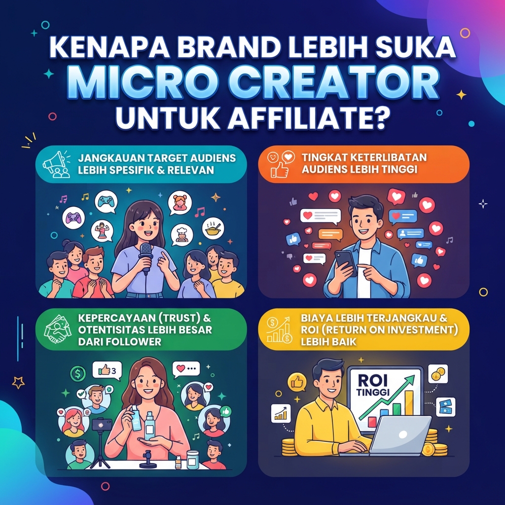 Kenapa Brand Lebih Suka Micro Creator untuk Affiliate?