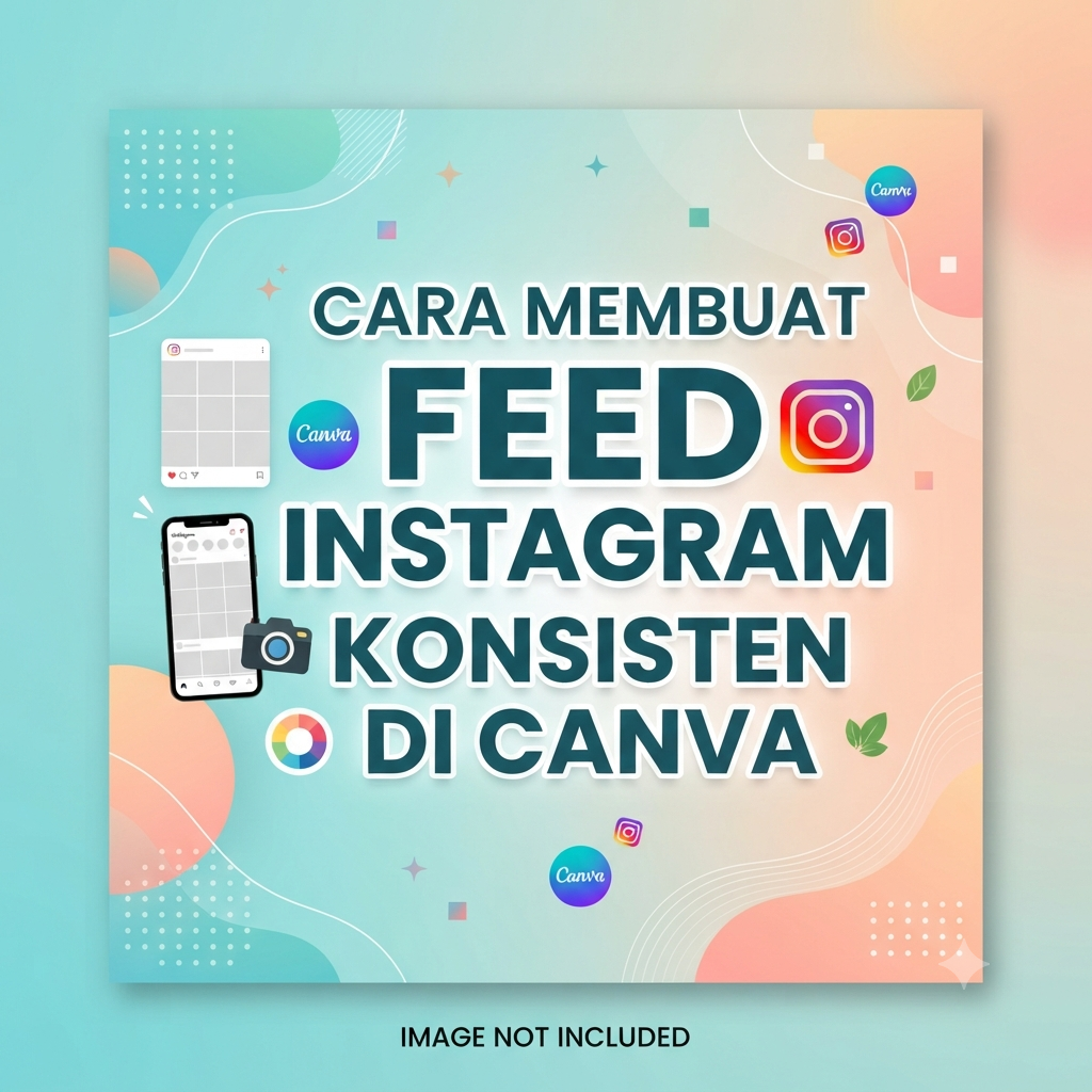 Cara Membuat Feed Instagram Konsisten di Canva