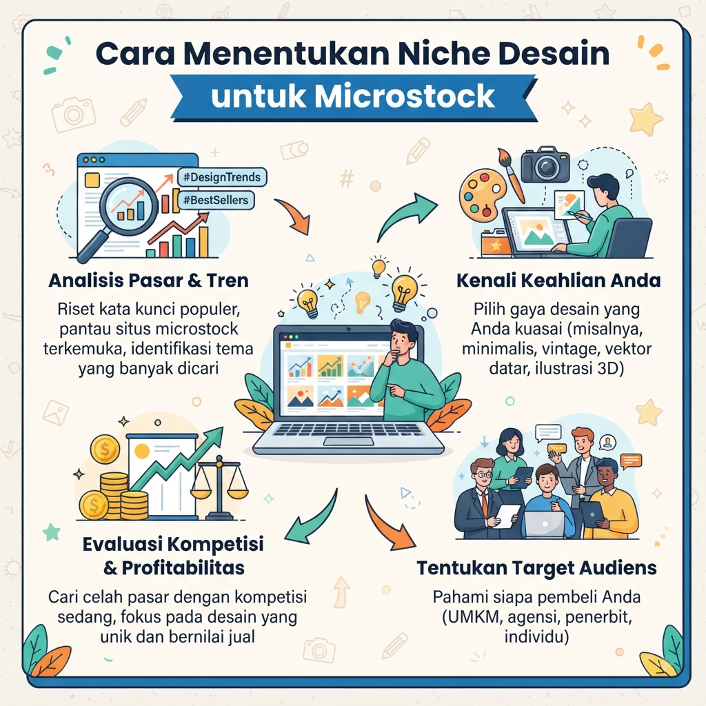 Cara Menentukan Niche Desain untuk Microstock