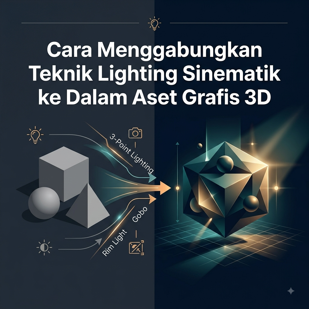 gabungkan Teknik Lighting Sinematik ke Dalam Aset Grafis 3D