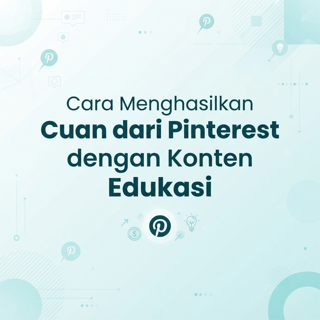 Cara Menghasilkan Cuan dari Pinterest dengan Konten Edukasi