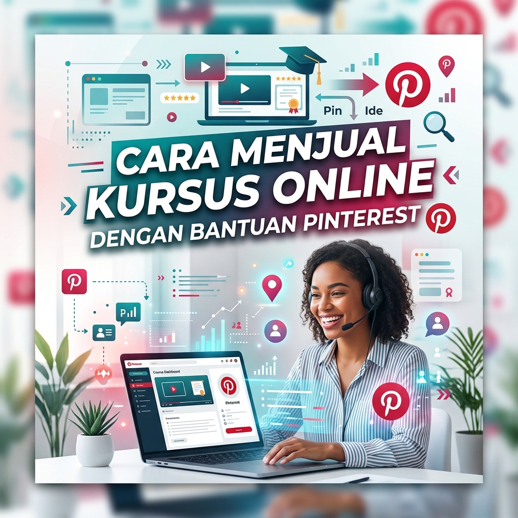 Cara Menjual Kursus Online dengan Bantuan Pinterest