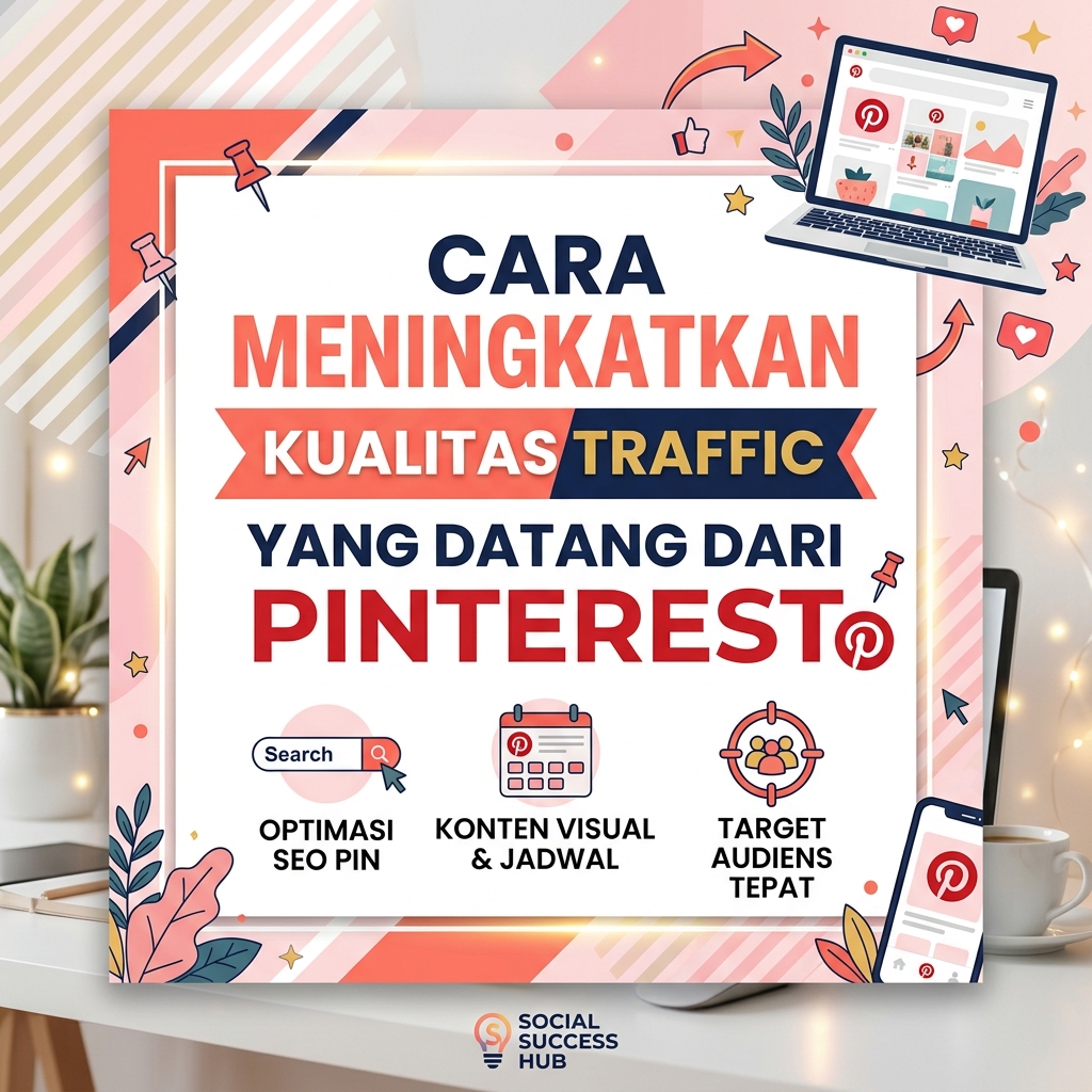 Cara Meningkatkan Kualitas Traffic yang Datang dari Pinterest