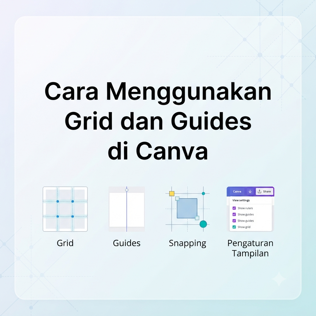 Cara Menggunakan Grid dan Guides di Canva