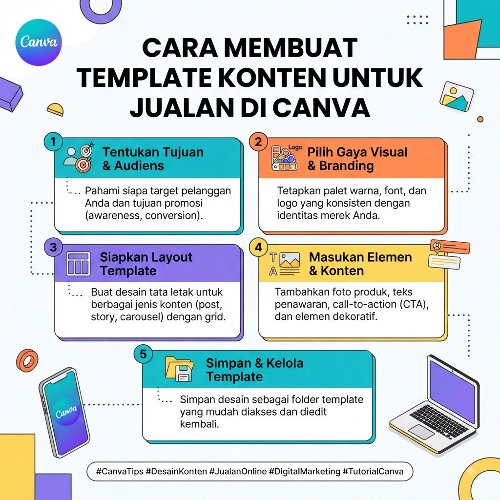 Cara Membuat Template Konten untuk Jualan di Canva
