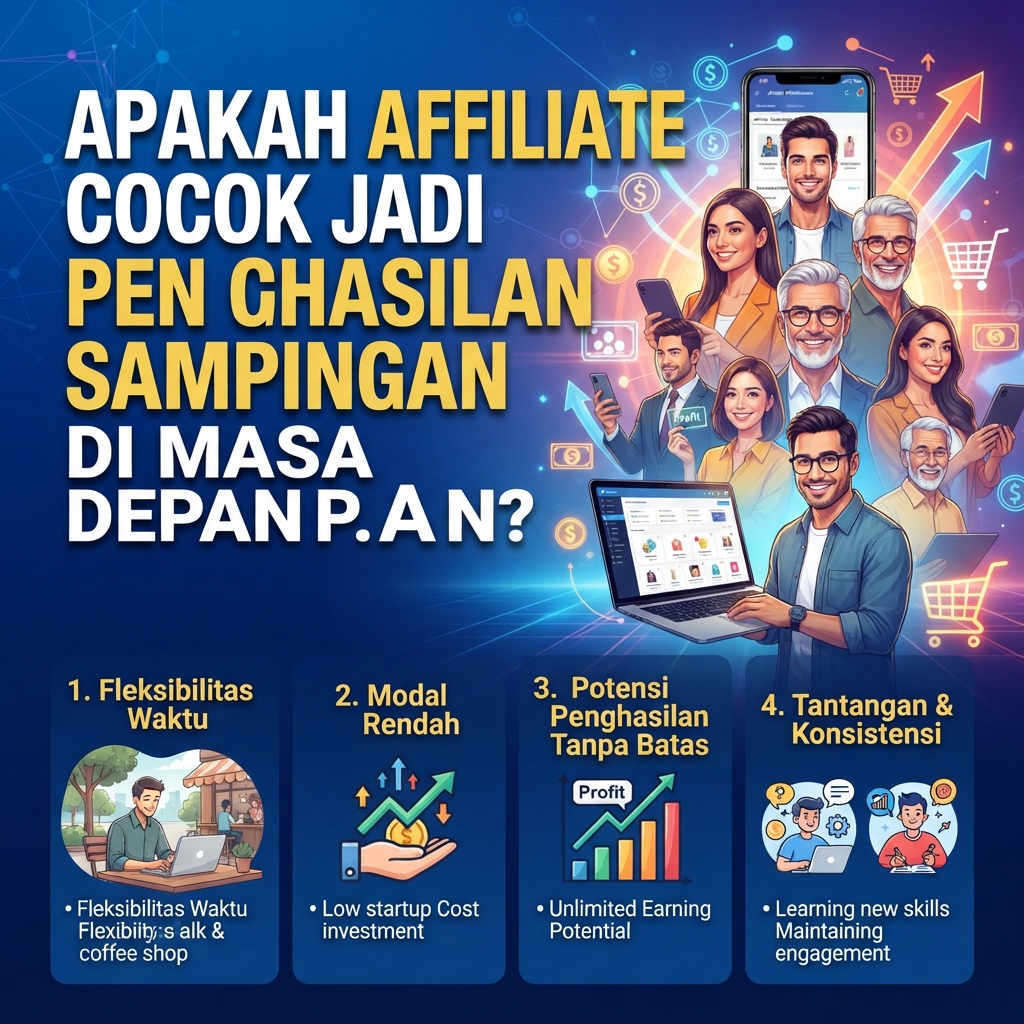 Apakah Affiliate Cocok Jadi Penghasilan Sampingan di Masa