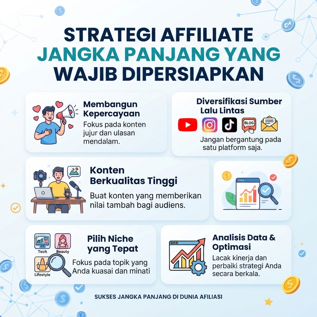 Strategi Affiliate Jangka Panjang yang Wajib Dipersiapkan