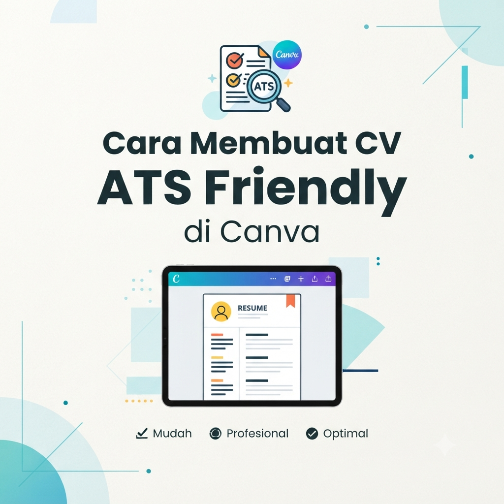 Cara Membuat CV ATS Friendly di Canva