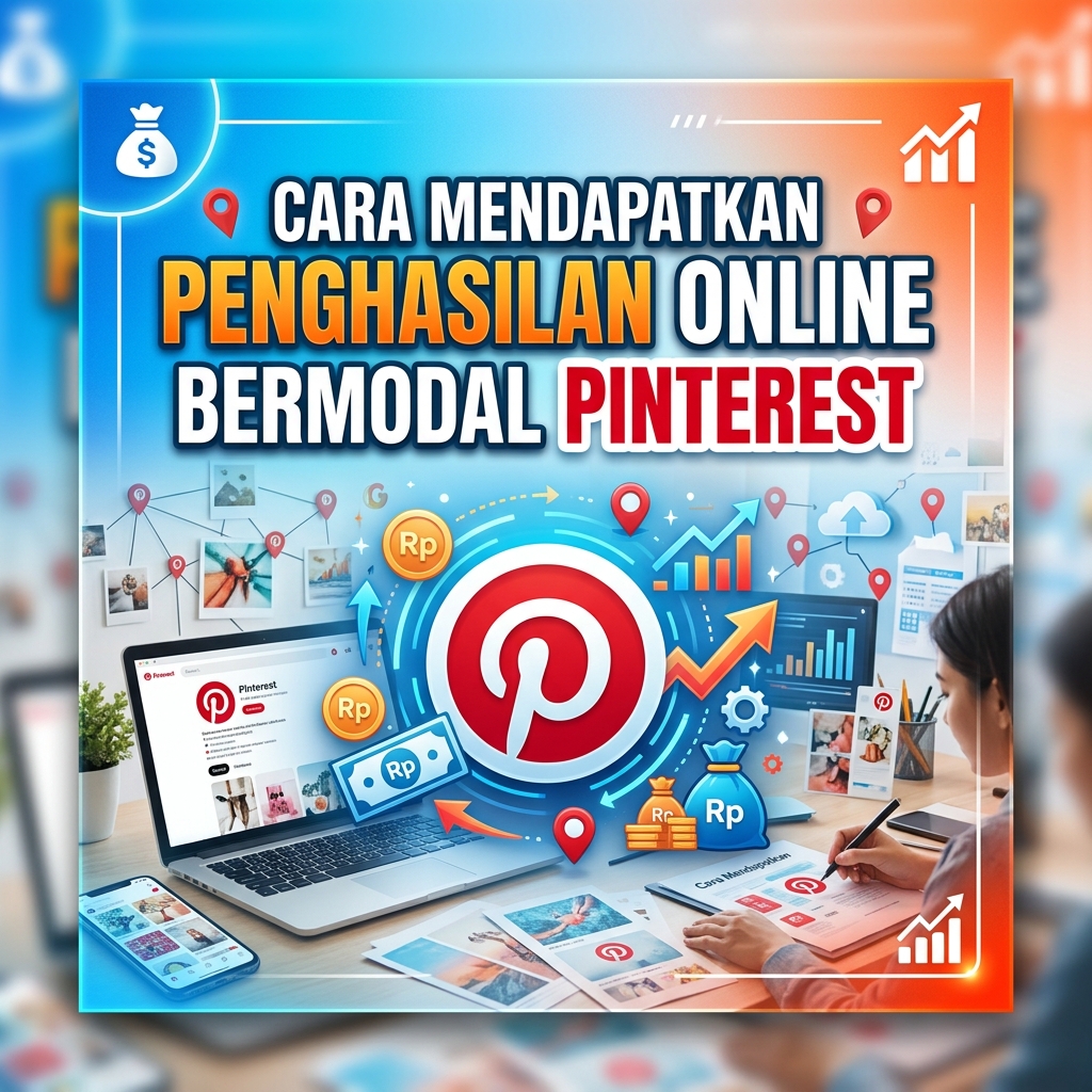 Cara Mendapatkan Penghasilan Online Bermodal Pinterest