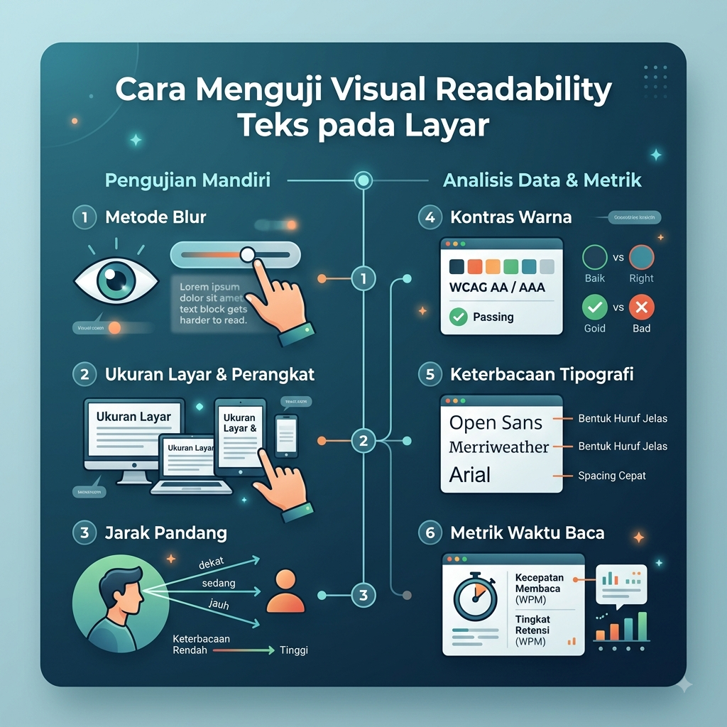 Cara Menguji Visual Readability Teks pada Layar