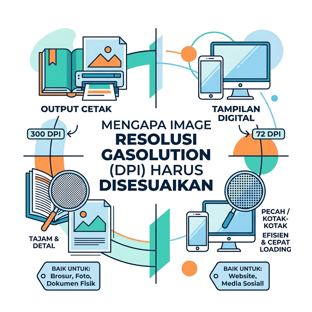 Mengapa Image Resolution (DPI) Harus Disesuaikan