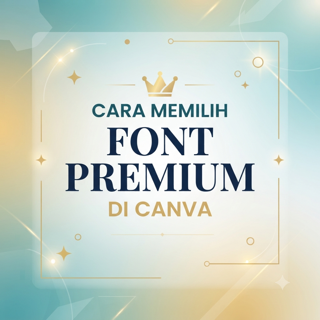 Cara Memilih Font Premium di Canva