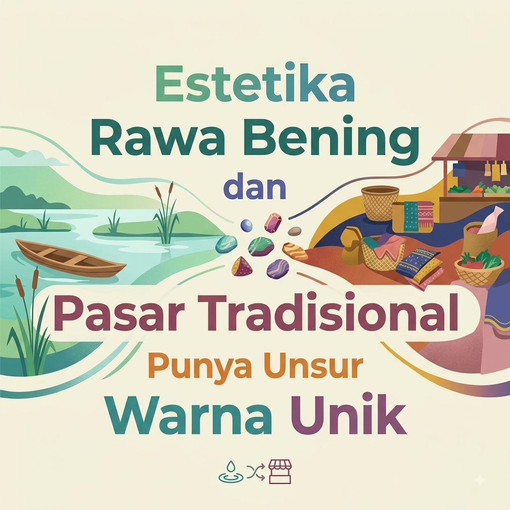 Estetika Bening dan Pasar Tradisional Punya Unsur Warna Unik
