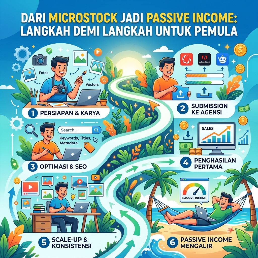 Dari Microstock Jadi Passive Income: Langkah demi Langkah