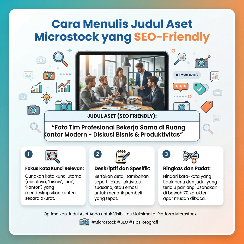 Cara Menulis Judul Aset Microstock yang SEO-Friendly