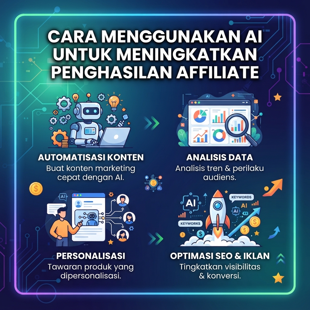 Cara Menggunakan AI untuk Meningkatkan Penghasilan Affiliate
