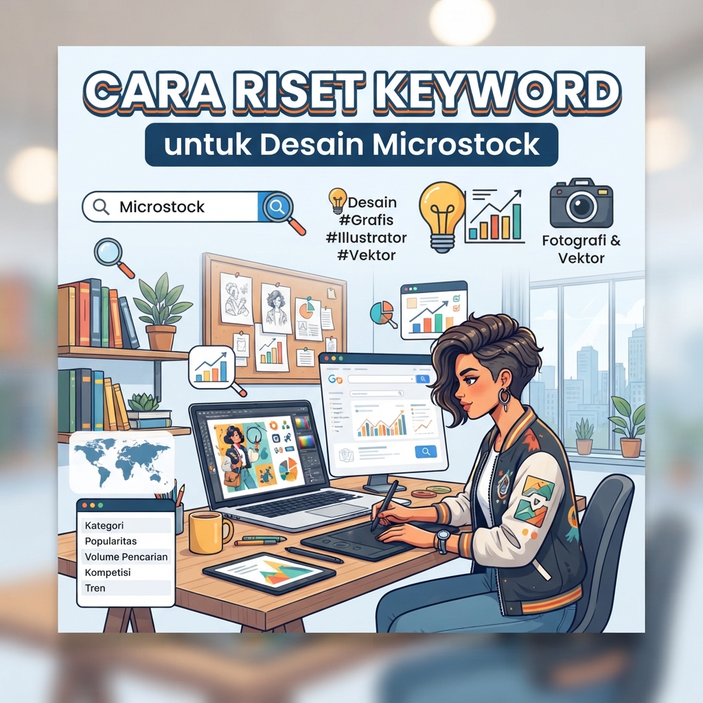 Cara Riset Keyword untuk Desain Microstock