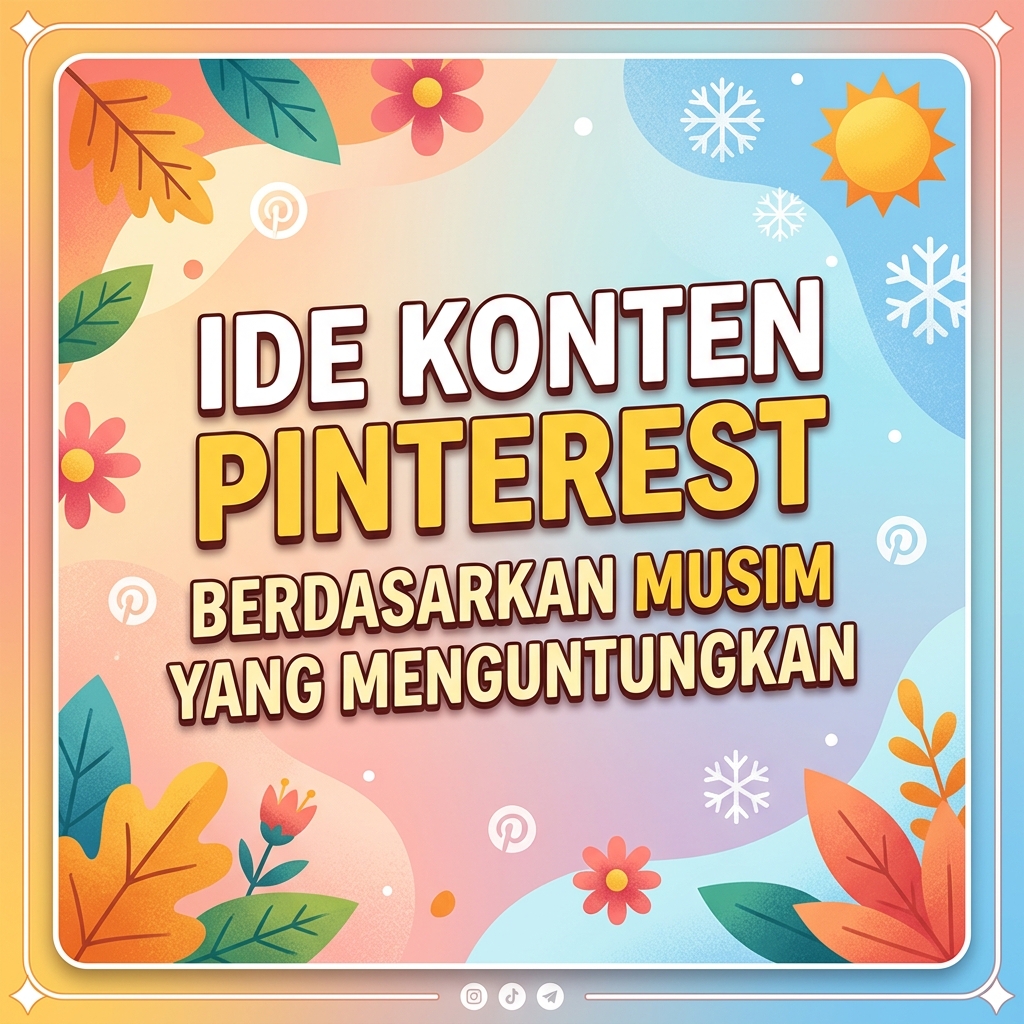 Ide Konten Pinterest Berdasarkan Musim yang Menguntungkan