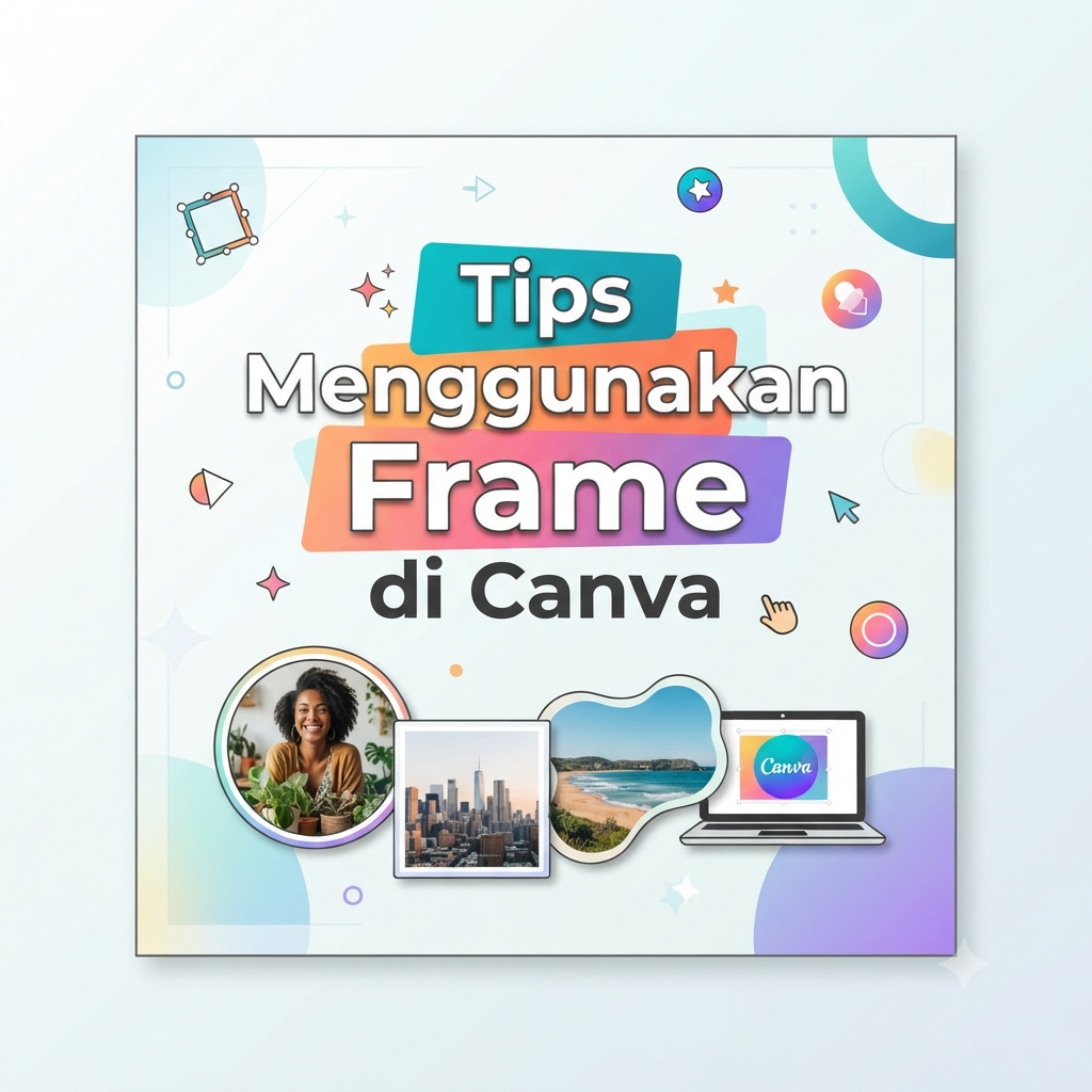 Tips Menggunakan Frame di Canva