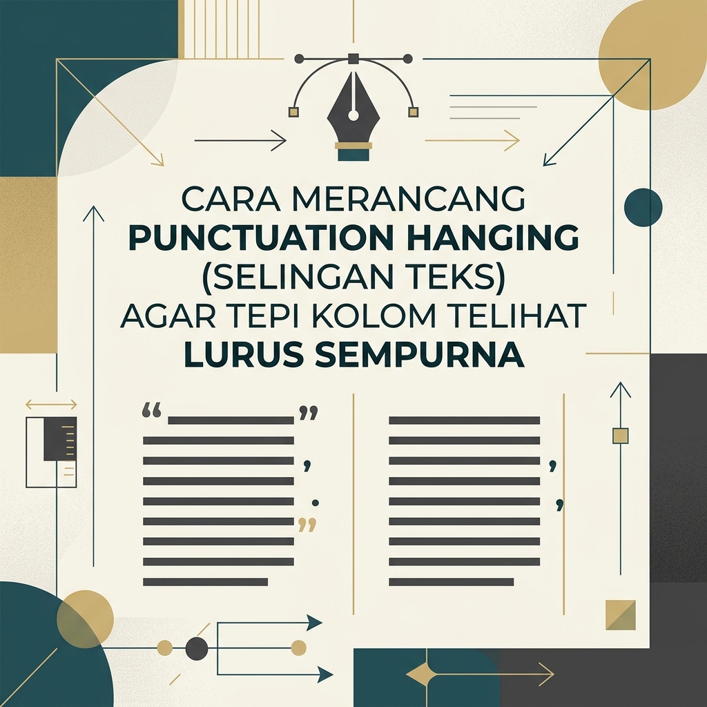 Cara Merancang Punctuation Hanging (Selingan Teks)