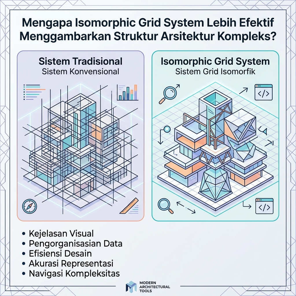 Isomorphic Grid System Efektif Menggambarkan Struktur
