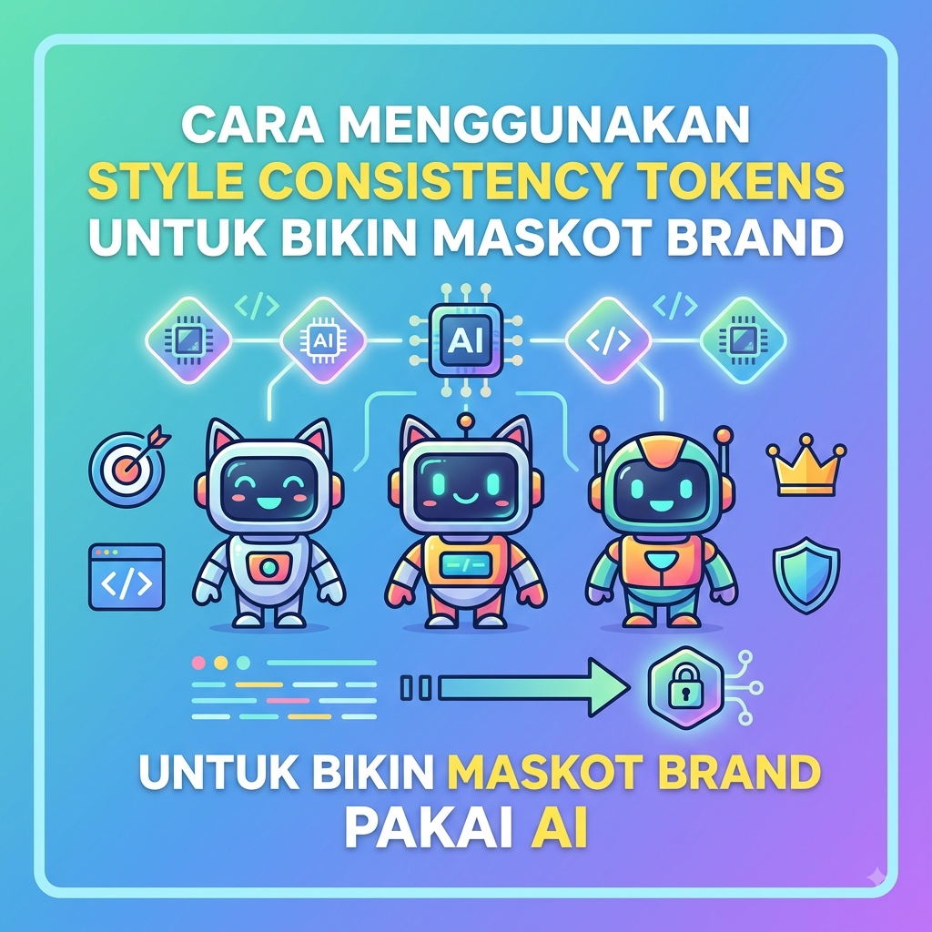 Menggunakan Style  Tokens untuk Bikin Maskot  Pakai AI