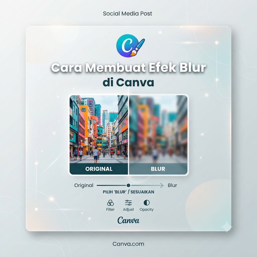 Cara Membuat Efek Blur di Canva