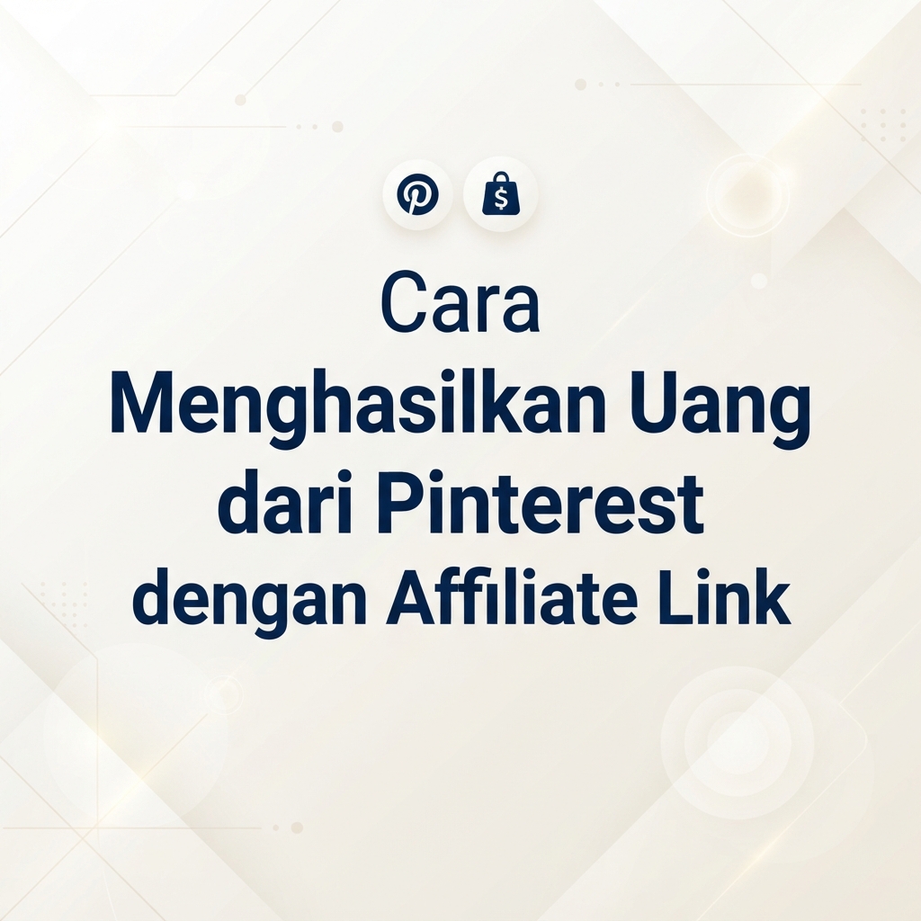 Cara Menghasilkan Uang dari Pinterest dengan Affiliate Link