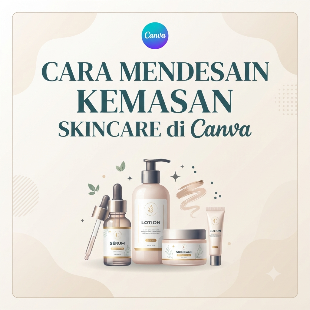 Cara Mendesain Kemasan Skincare di Canva