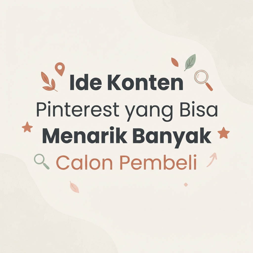 Ide Konten Pinterest yang Bisa Menarik Banyak Calon Pembeli
