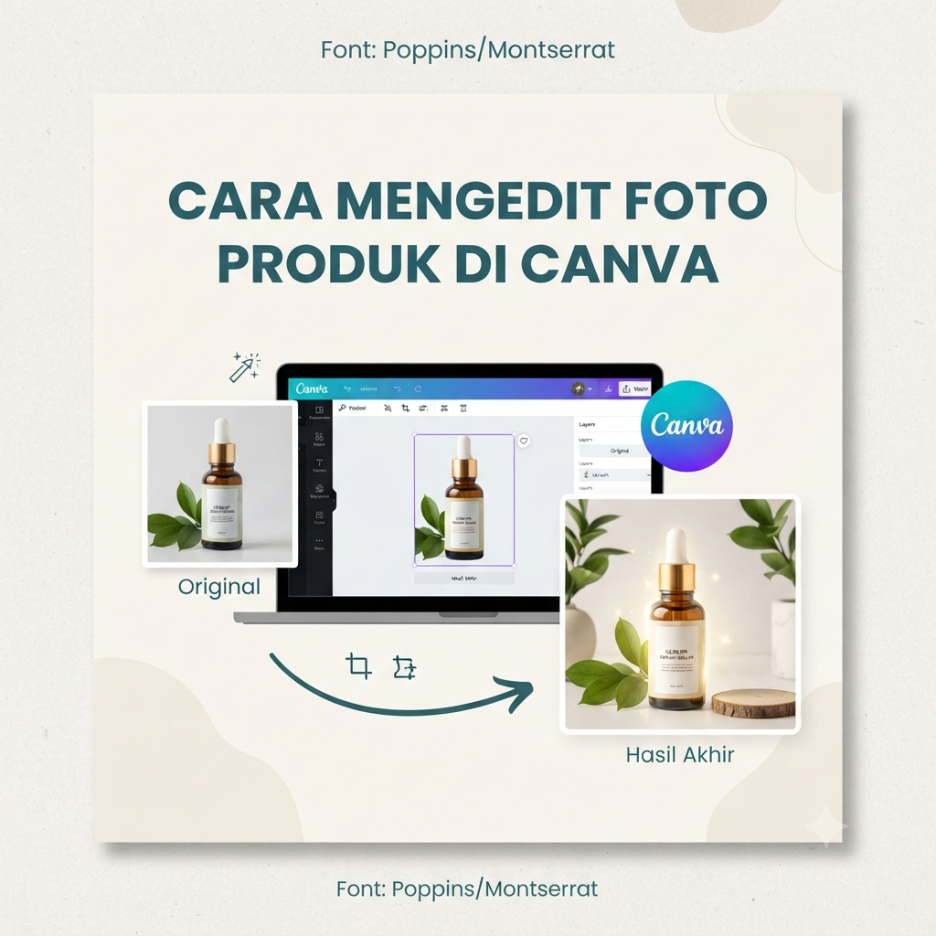 Cara Mengedit Foto Produk di Canva